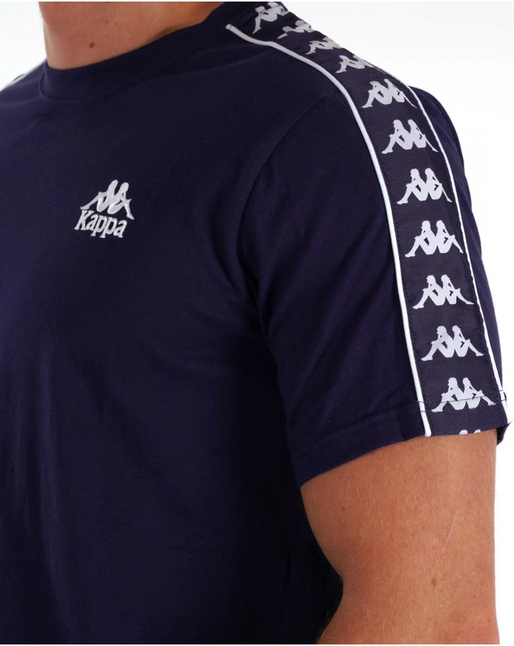 Kappa Umara T Shirt Navy Blue/White