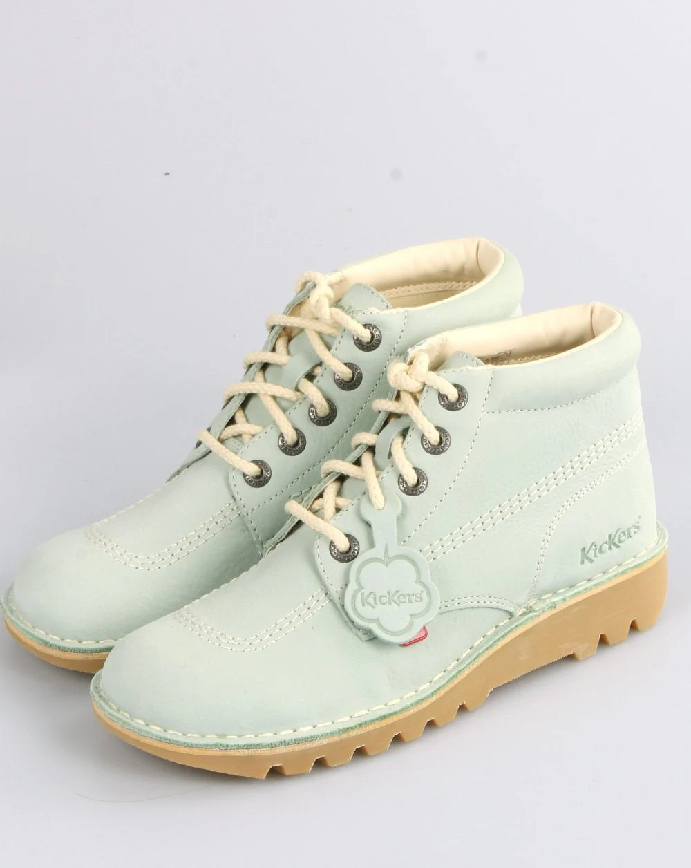 Kickers Kick Hi Nubuck Boot Pastel Mint - Image 2