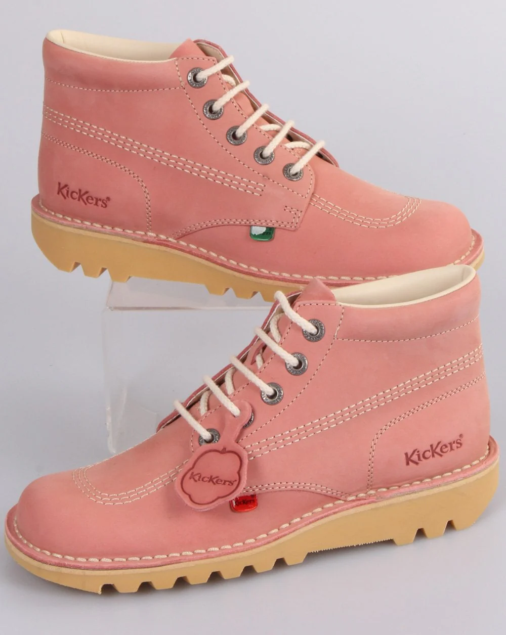Kickers Kick Hi Nubuck Boot Pink - Image 2