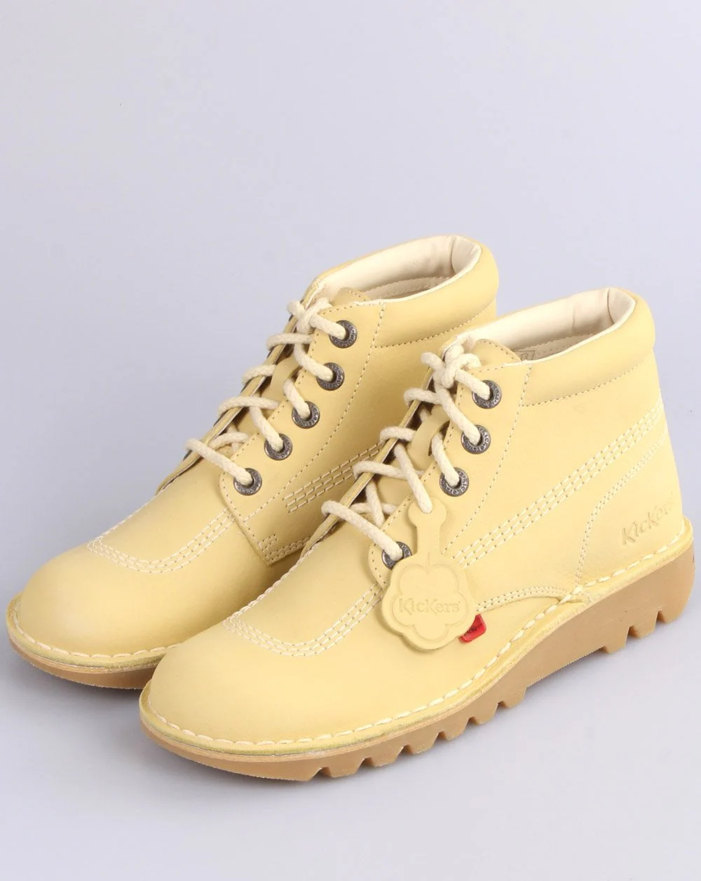 Kickers Kick Hi Nubuck Boot Soft Yellow - Image 2