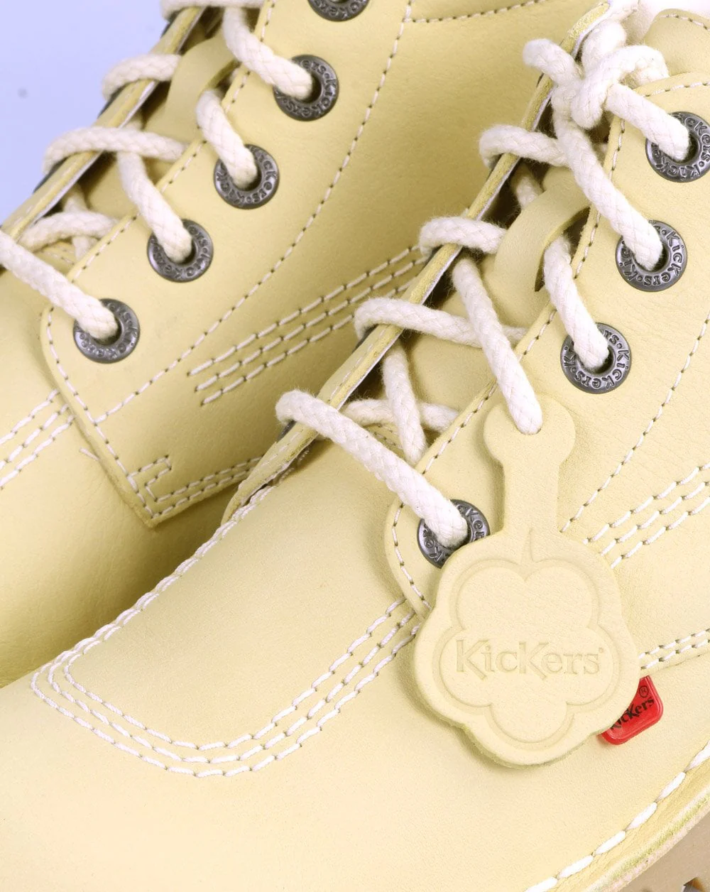 Kickers Kick Hi Nubuck Boot Soft Yellow - Image 3