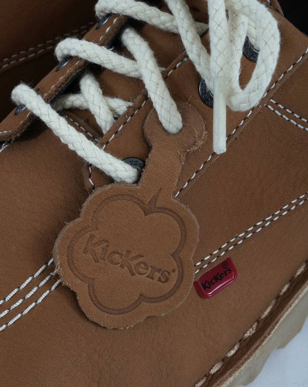 Kickers Kick Lo Leather Tan - Image 4