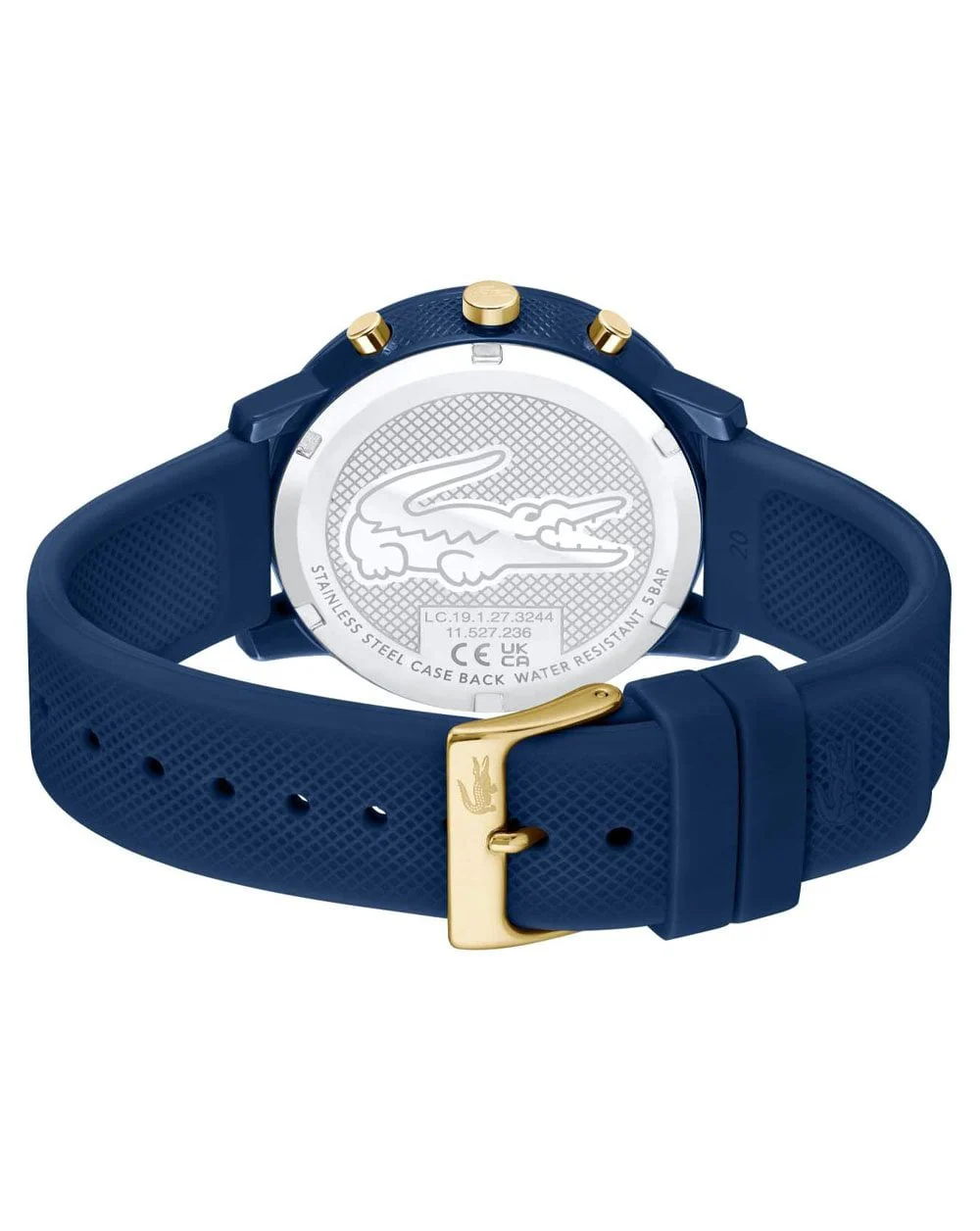Lacoste 12.12 Chronograph Watch Navy/Gold - Image 2