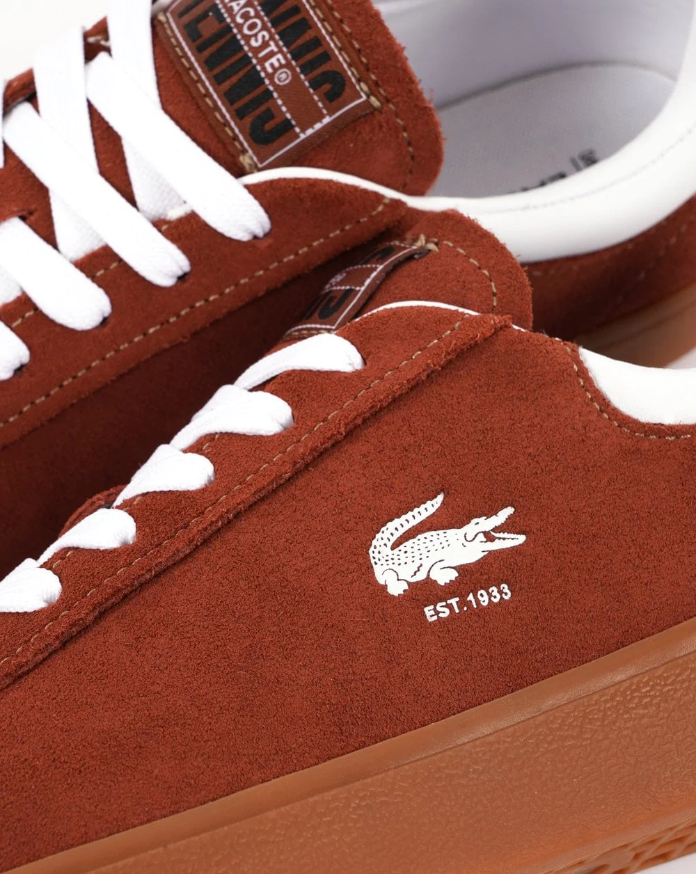 Lacoste Baseshot Trainer Brown/Gum - Image 3