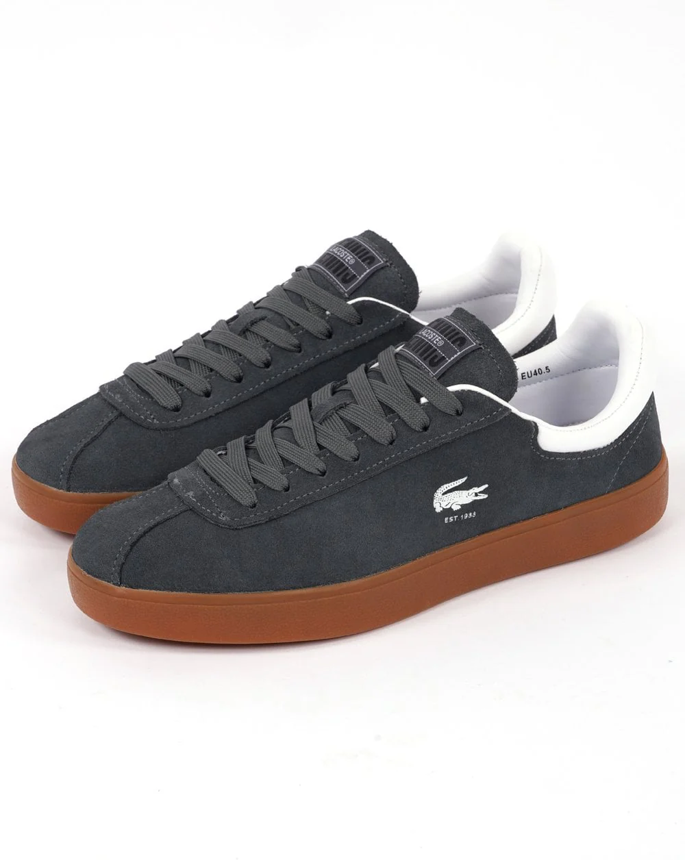 Lacoste Baseshot Trainer Grey/Gum - Image 2