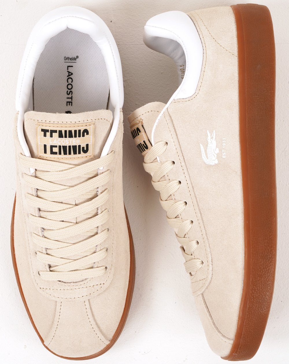 Lacoste Baseshot Trainer Off White/Gum