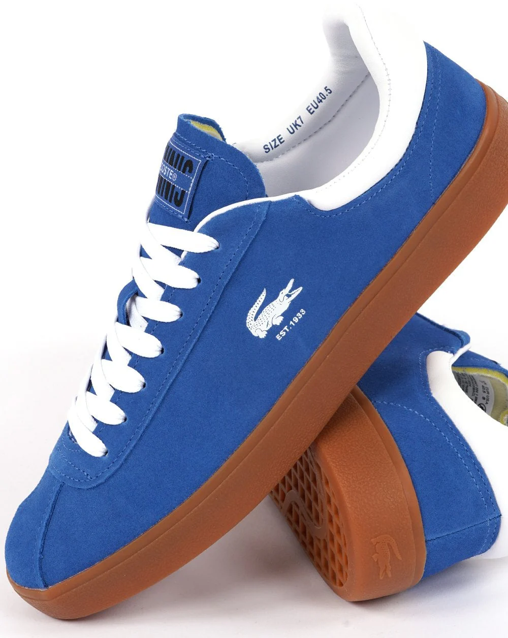 Lacoste Baseshot Trainer Royal Blue/Gum - Image 2