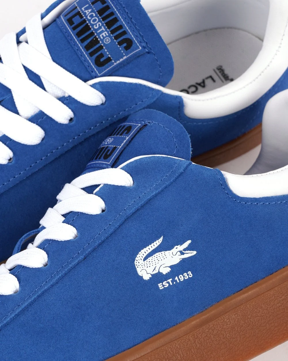 Lacoste Baseshot Trainer Royal Blue/Gum - Image 3