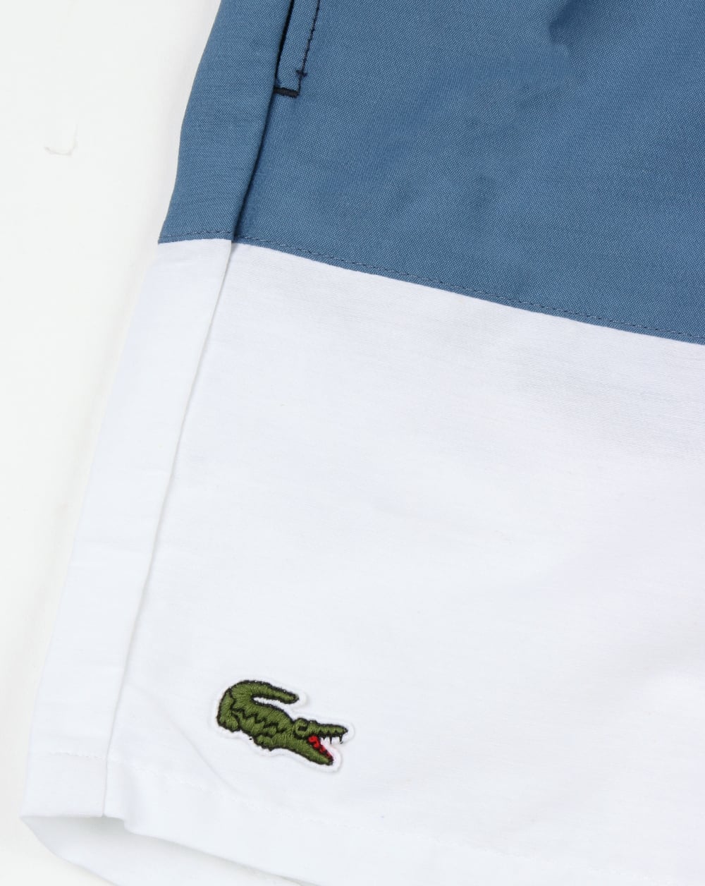 Lacoste Block Stripe Swim Shorts Navy/Blue/White - Image 2