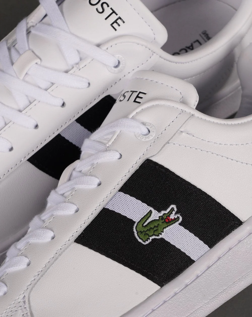 Lacoste Carnaby Pro CGR Trainer White/Black - Image 4