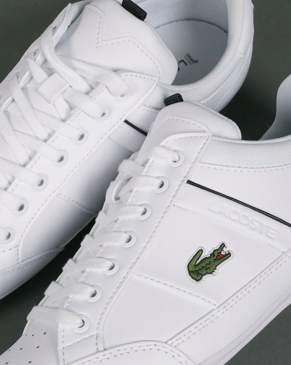 Lacoste Chaymon Trainer White/Black - Image 2
