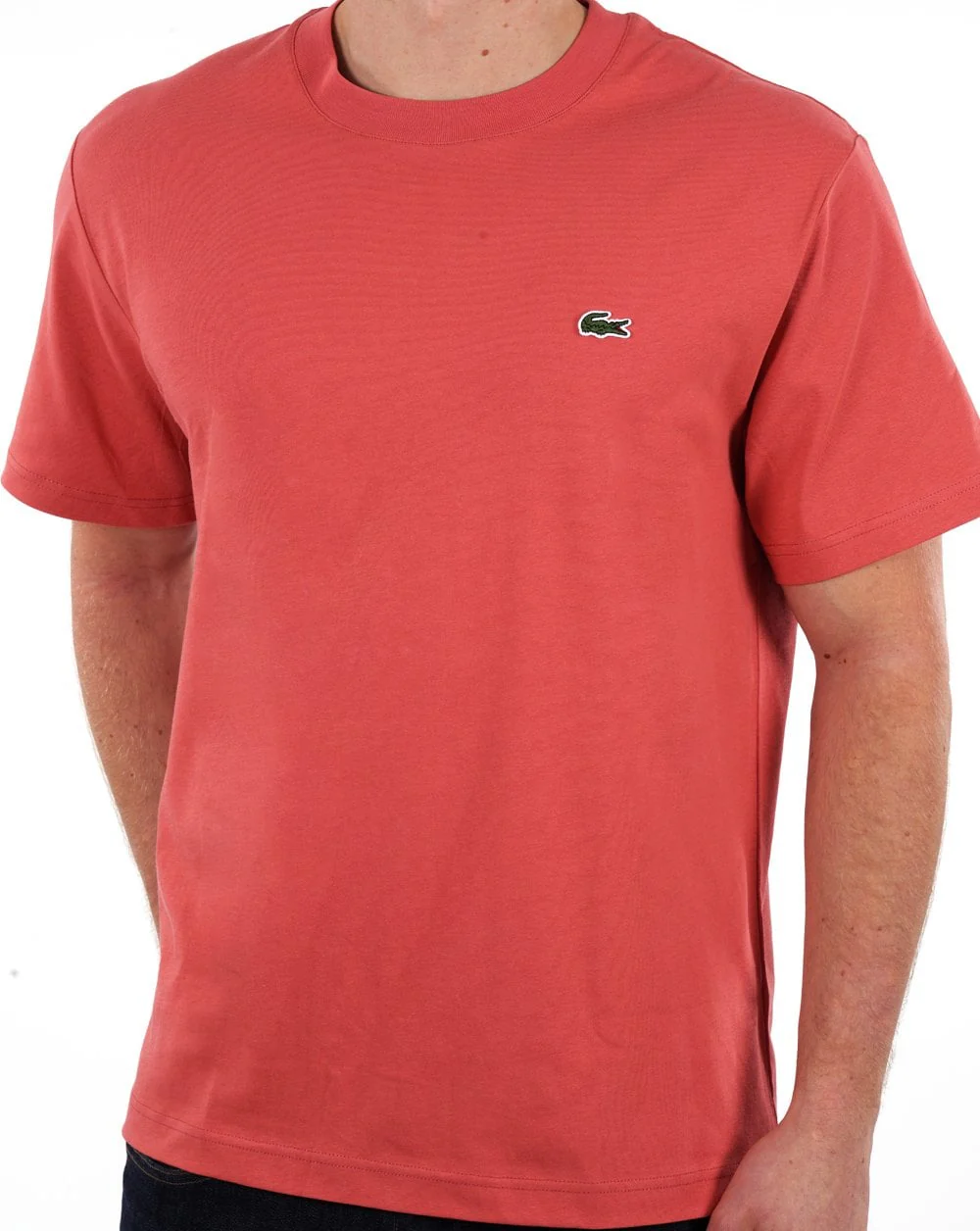 Lacoste Classic Fit Cotton Jersey T-shirt Sierra Red