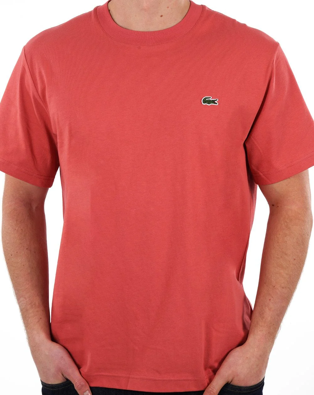 Lacoste Classic Fit Cotton Jersey T-shirt Sierra Red - Image 2