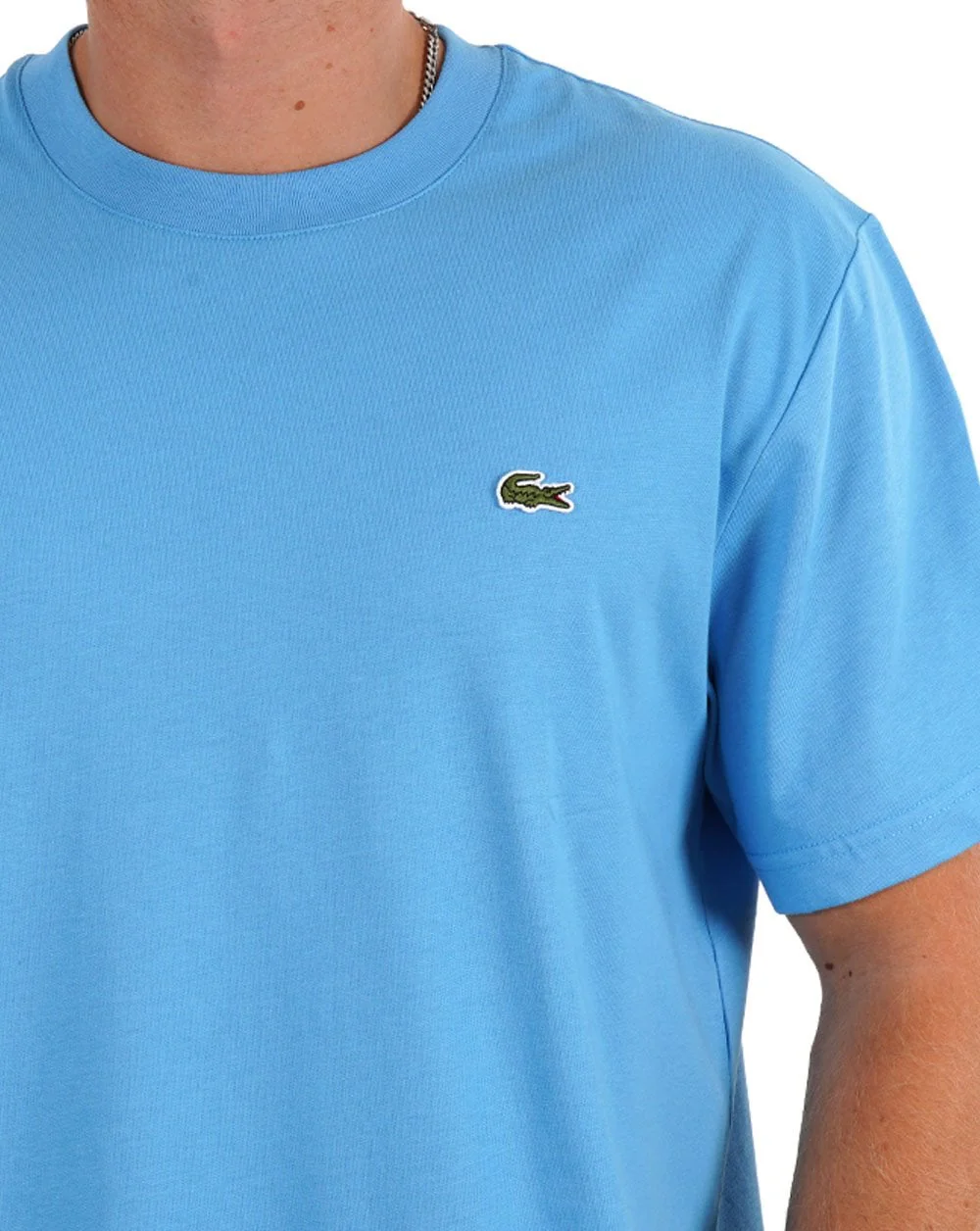 Lacoste Classic Fit T Shirt Argentine Blue - Image 2