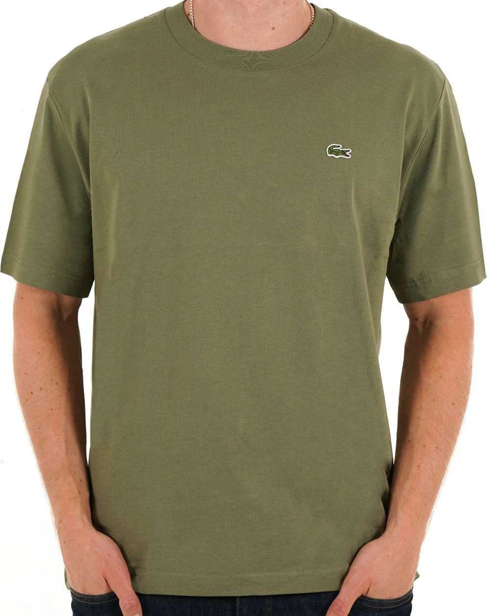 Lacoste Classic Fit T Shirt Khaki Green