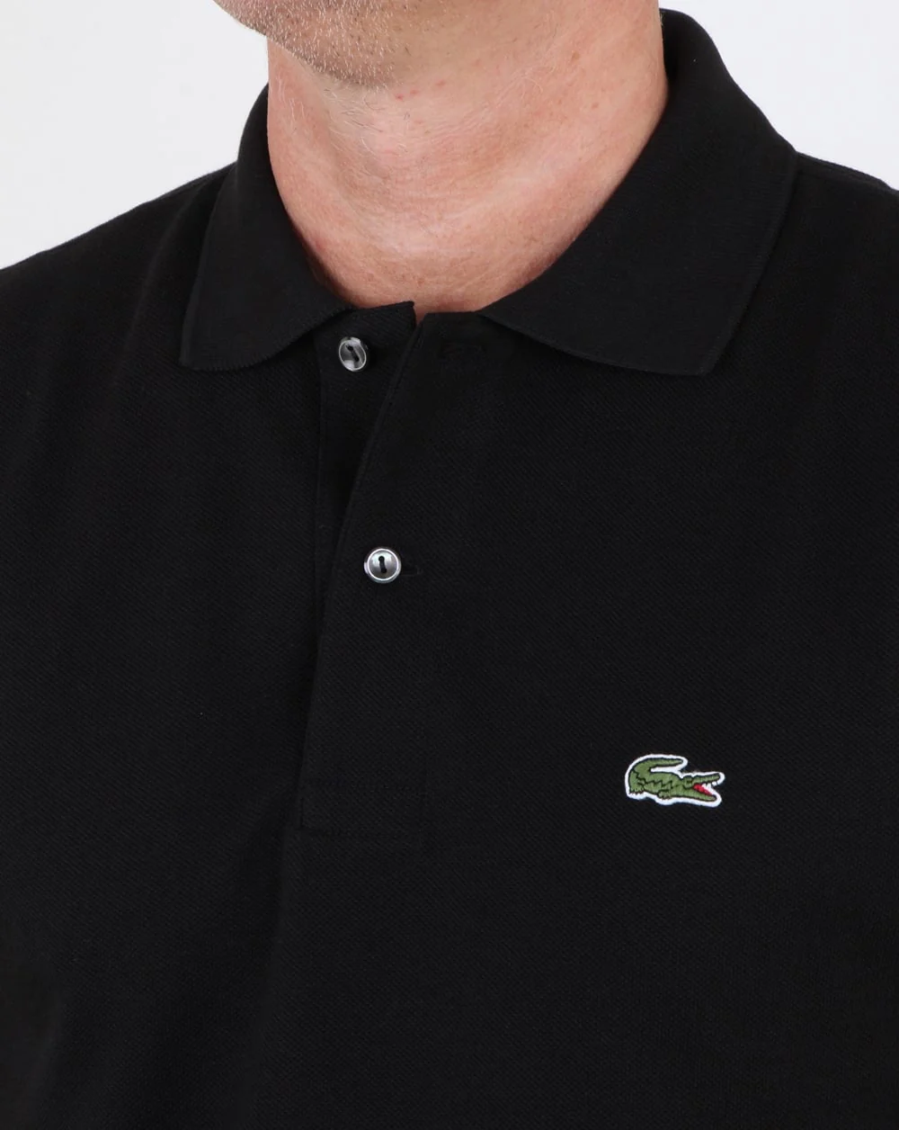 Lacoste Classic Polo Shirt Black - Image 2