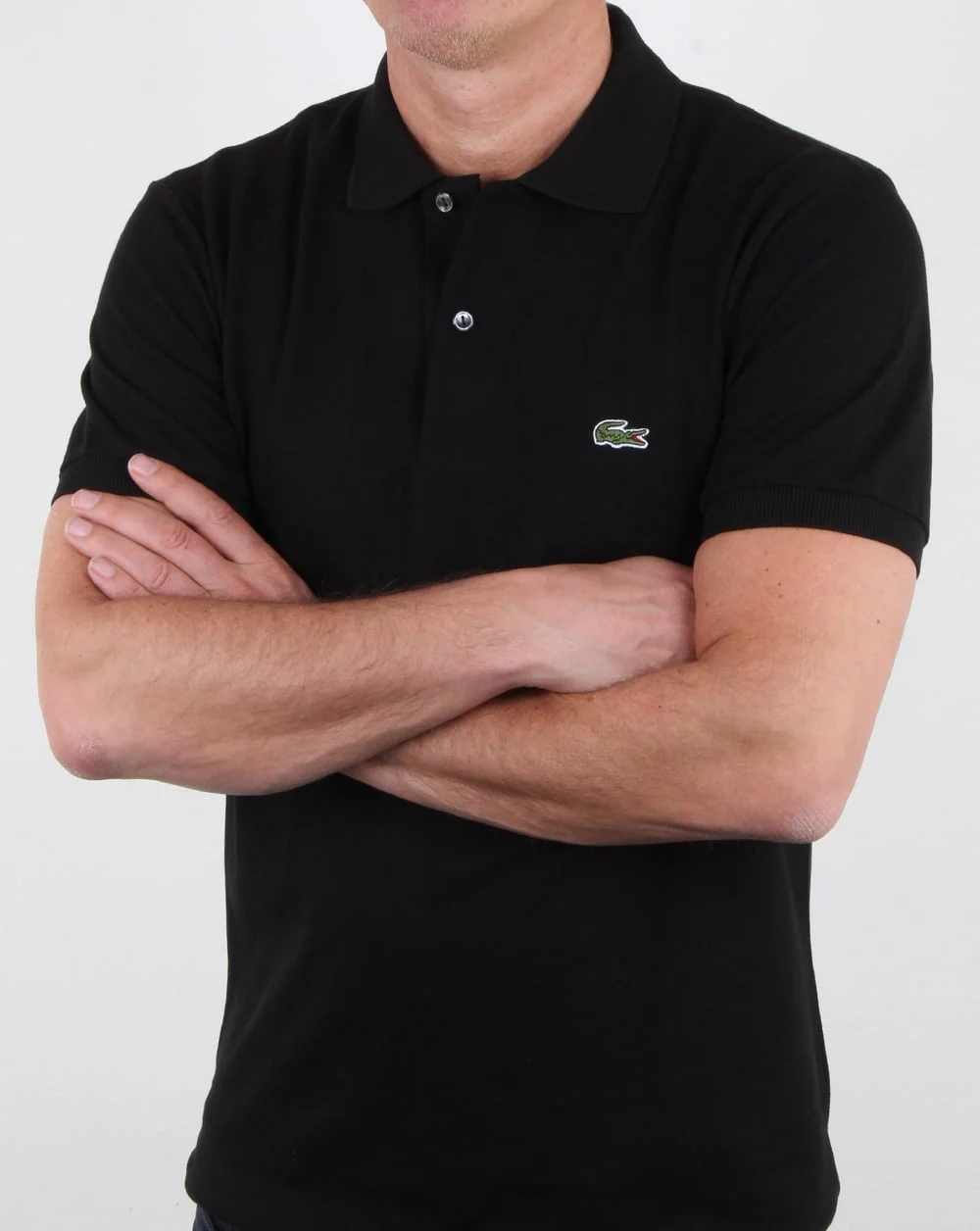 Lacoste Classic Polo Shirt Black - Image 3