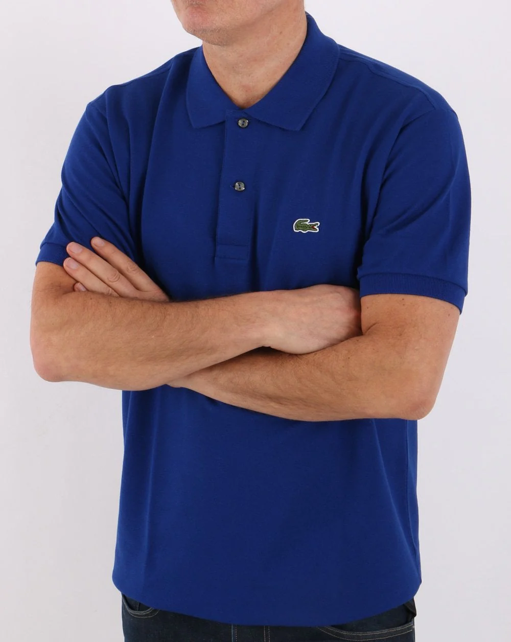 Lacoste Classic Polo Shirt Cosmic Blue - Image 3