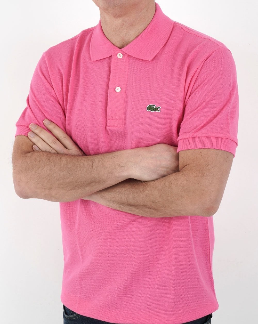 Lacoste Classic Polo Shirt Hot Pink - Image 2