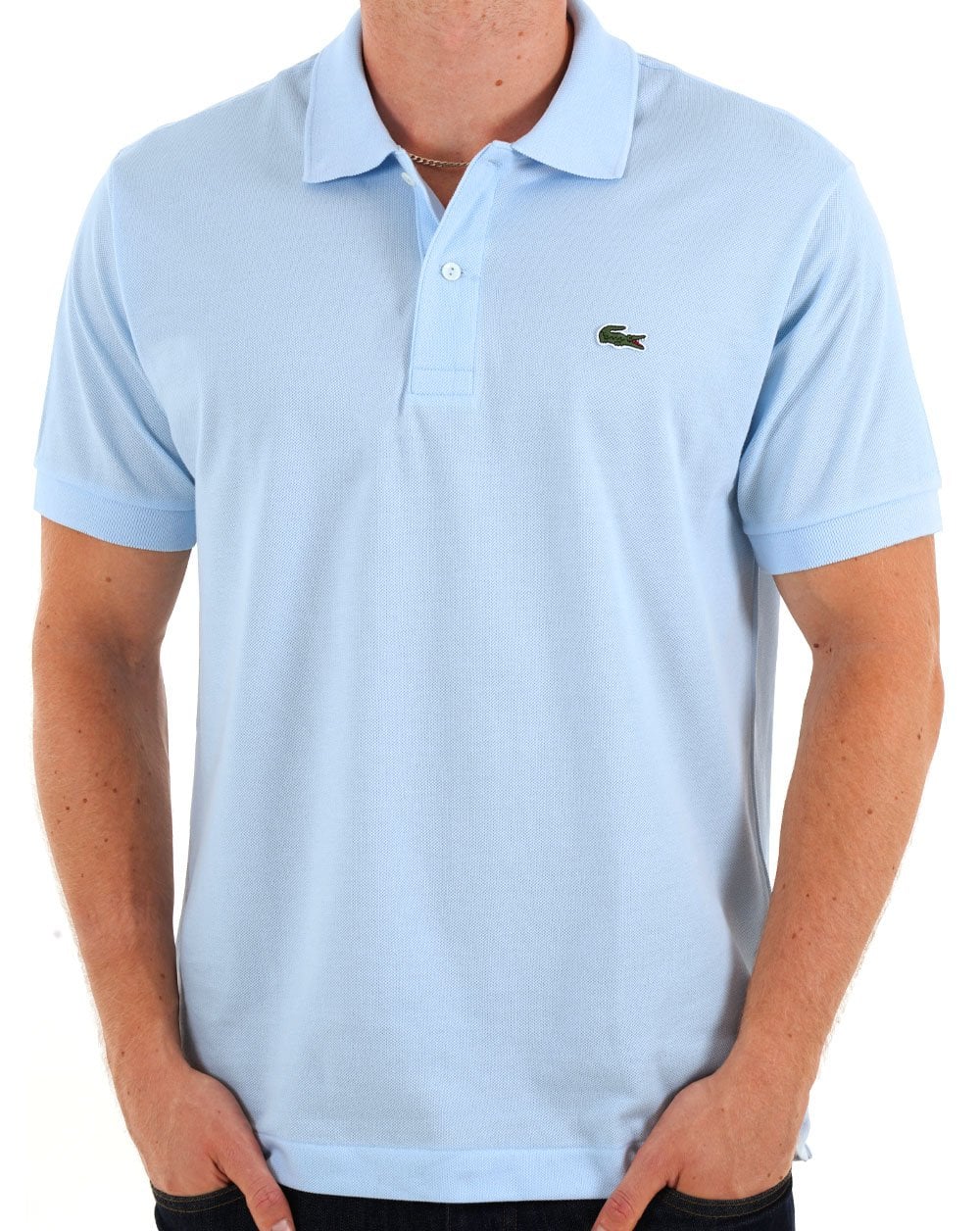 Lacoste Classic Polo Shirt Light Blue - Image 3