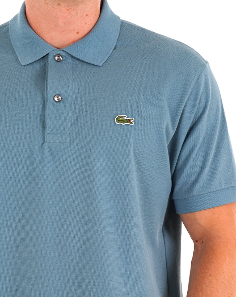 Lacoste Classic Polo Shirt Limestone Blue - Image 2