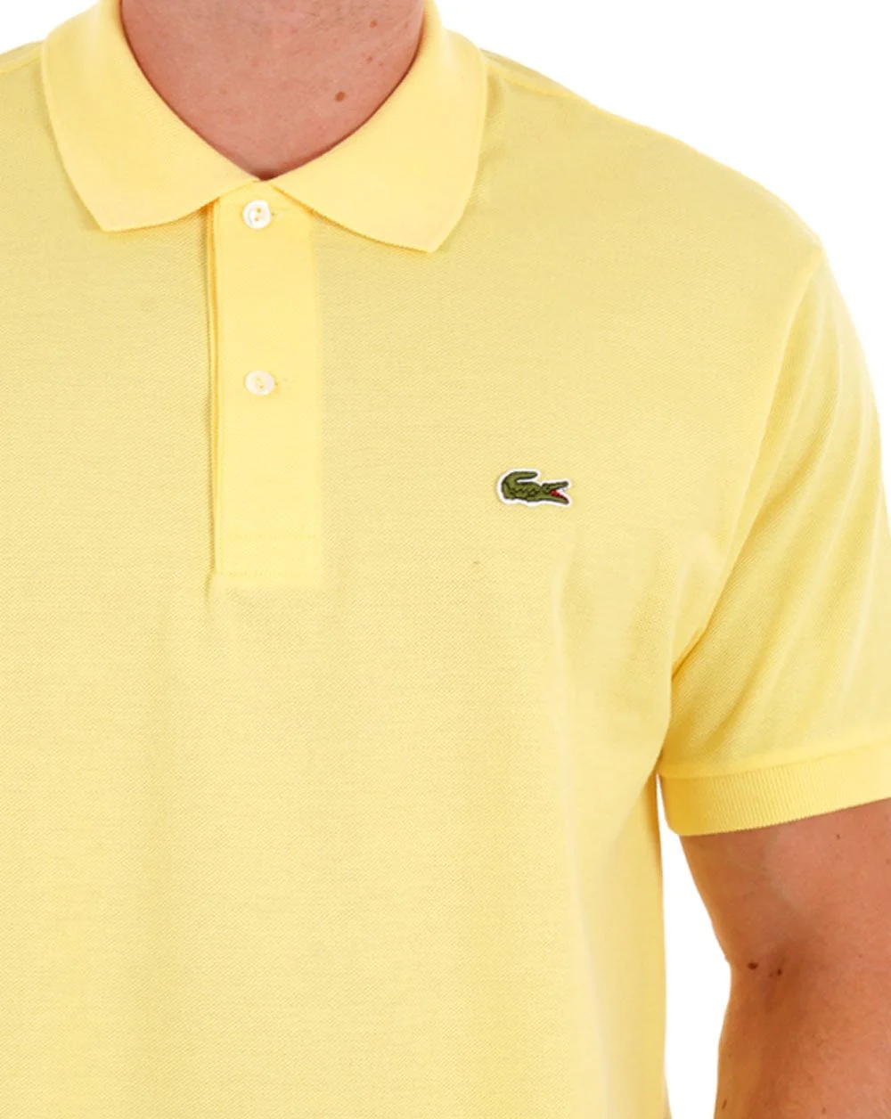 Lacoste Classic Polo Shirt Pastel Yellow - Image 2