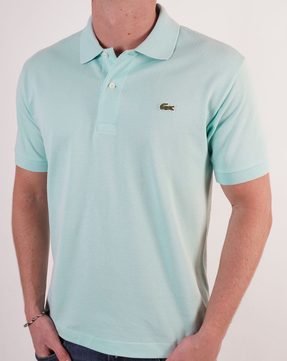 Lacoste Classic Polo Shirt Pastille Mint - Image 3