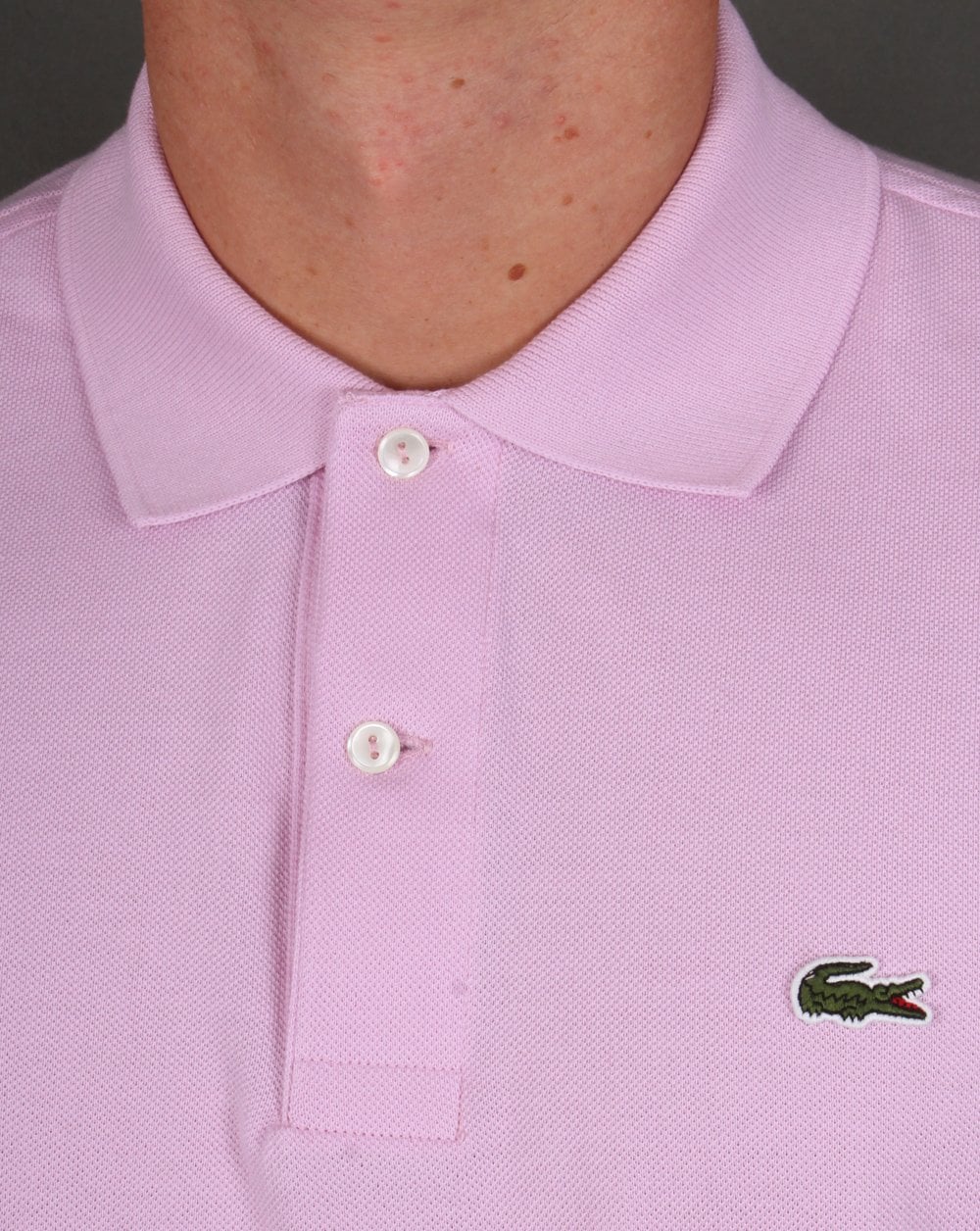 Lacoste Classic Polo Shirt Pink - Image 2