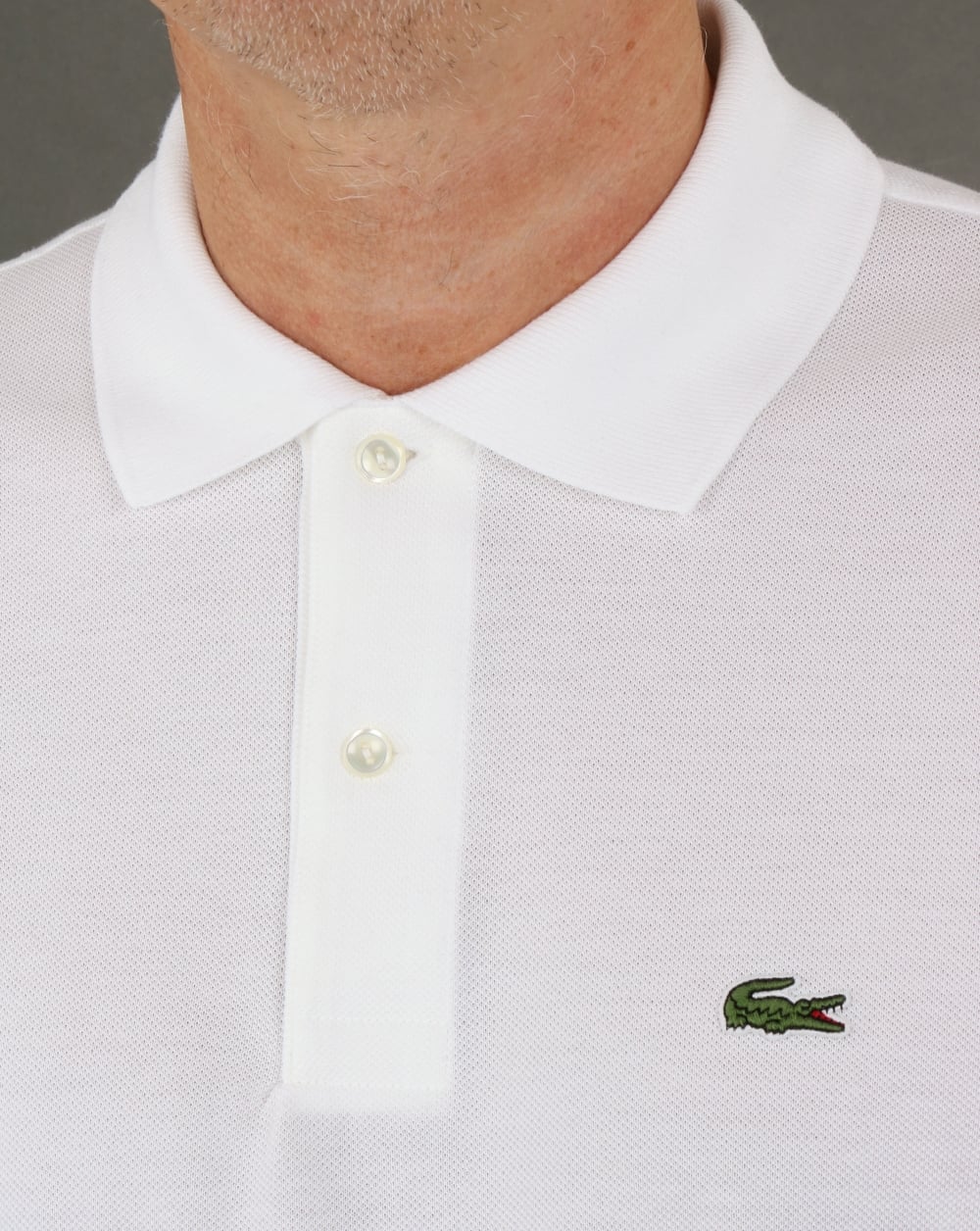 Lacoste Classic Polo Shirt White - Image 3