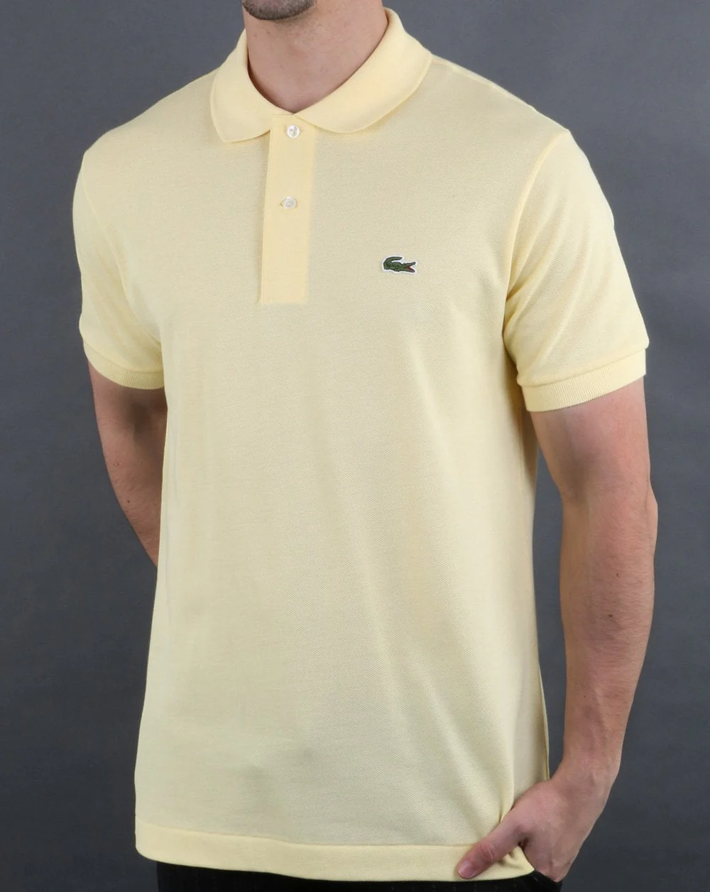 Lacoste Classic Polo Shirt Yellow - Image 2