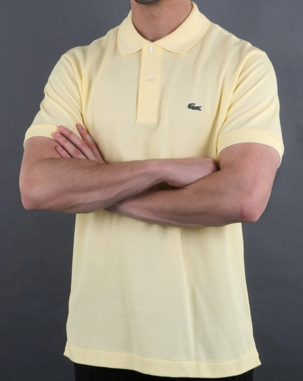 Lacoste Classic Polo Shirt Yellow - Image 3