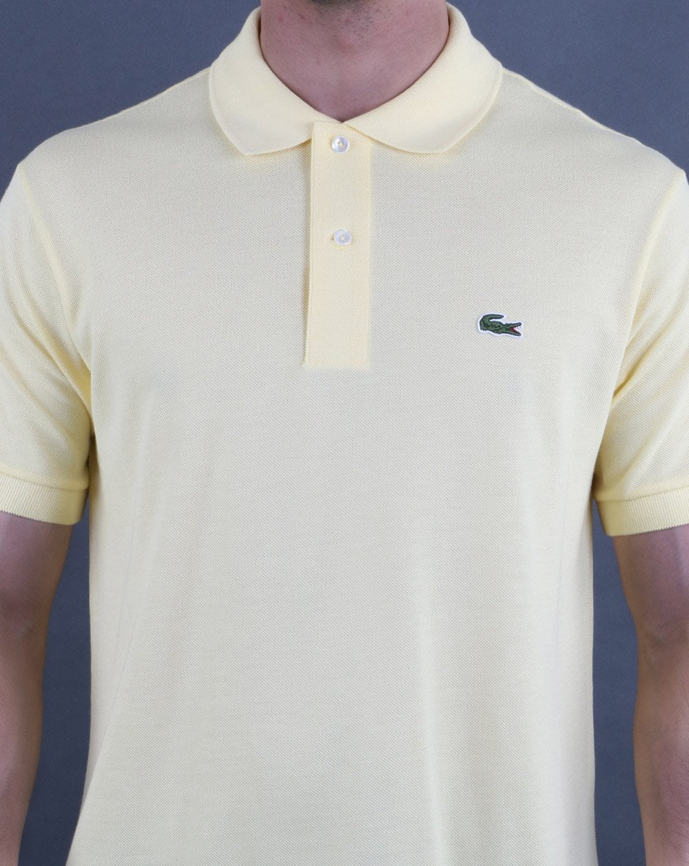 Lacoste Classic Polo Shirt Yellow - Image 4