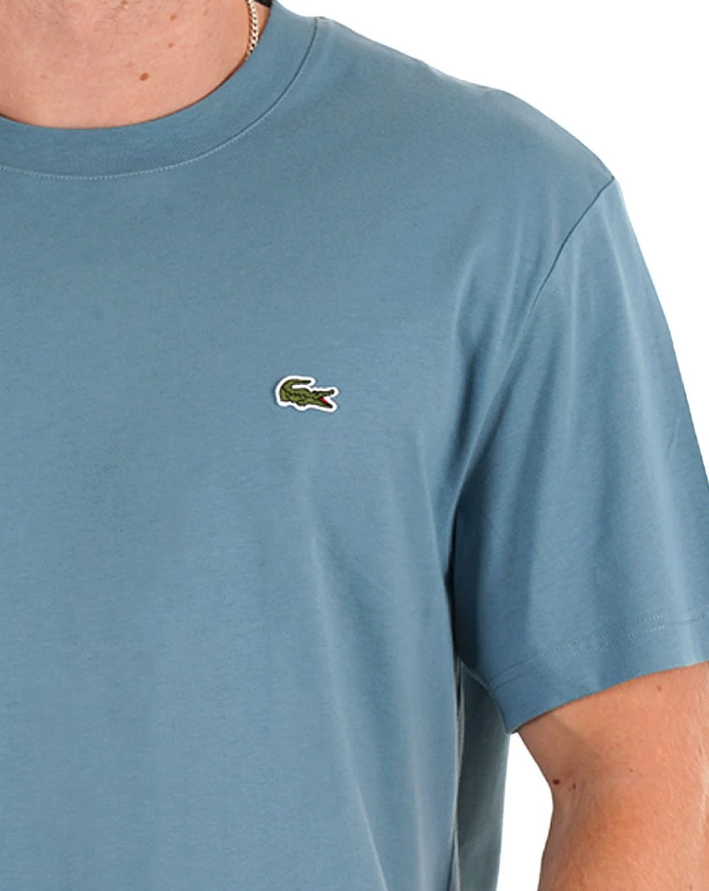 Lacoste Classic T Shirt Limestone Blue - Image 2