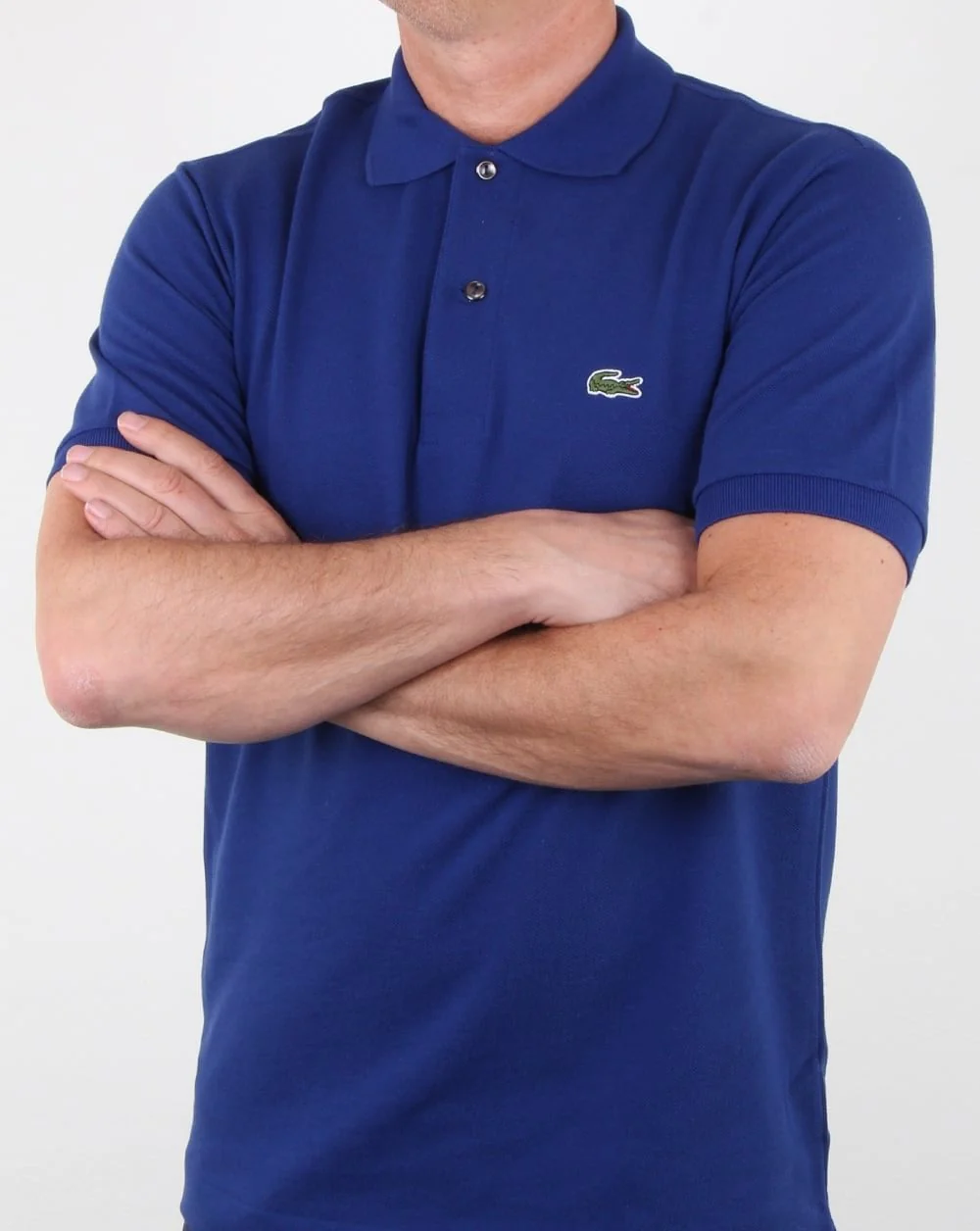Lacoste Classic Two Button Polo Shirt Ocean Blue - Image 3