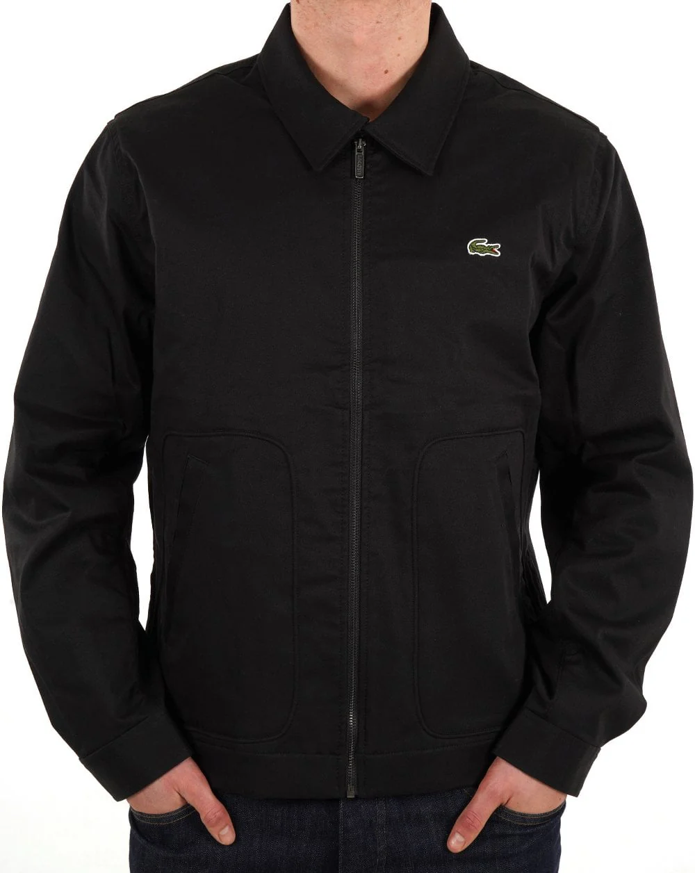 Lacoste Cotton Jacket Black - Image 3