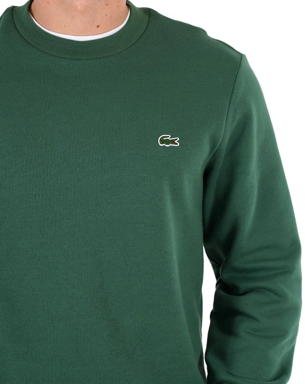 Lacoste Cotton Sweatshirt Dark Green - Image 2