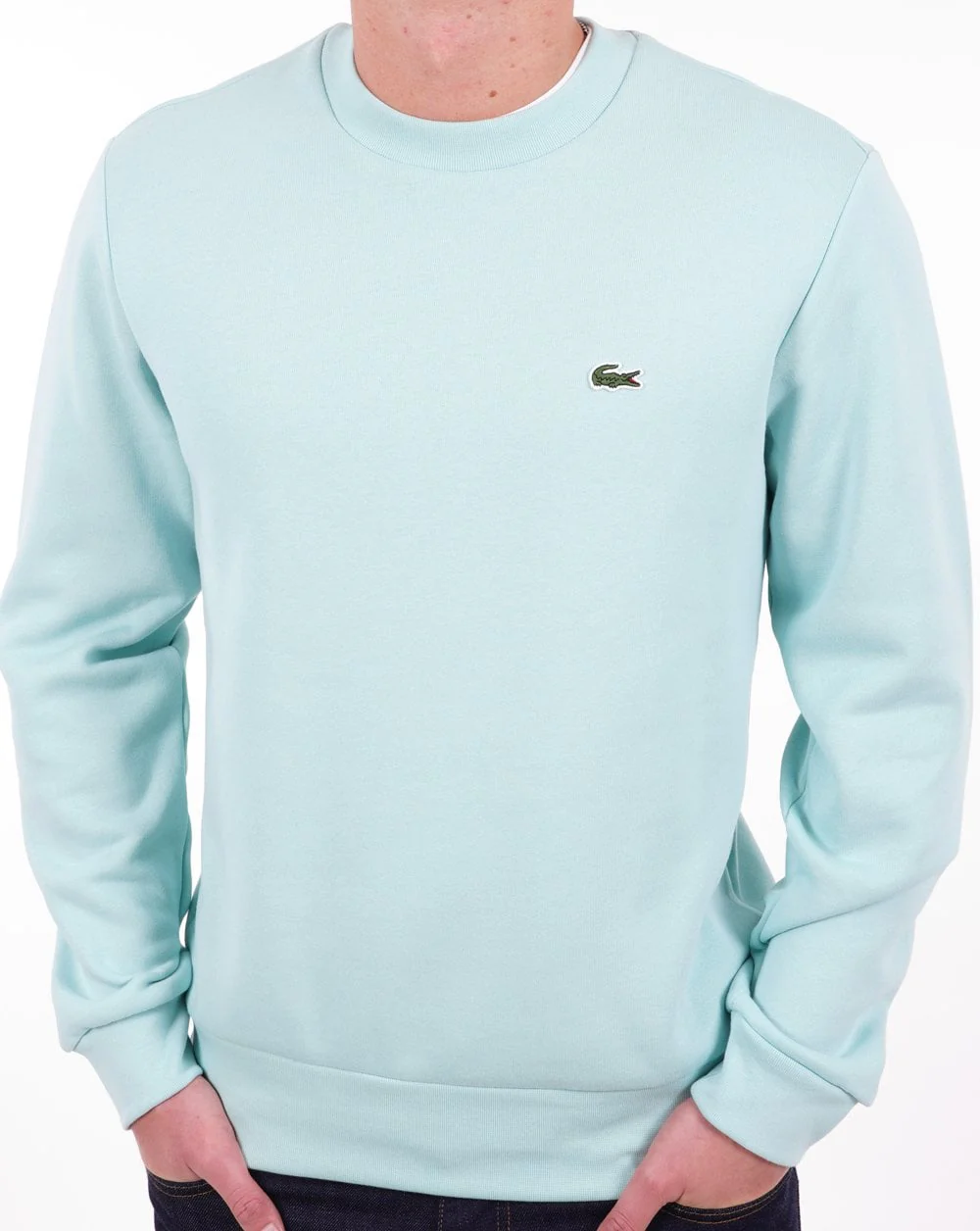 Lacoste Cotton Sweatshirt Pastille Mint