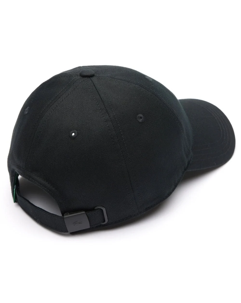 Lacoste Cotton Twill Cap Black - Image 2