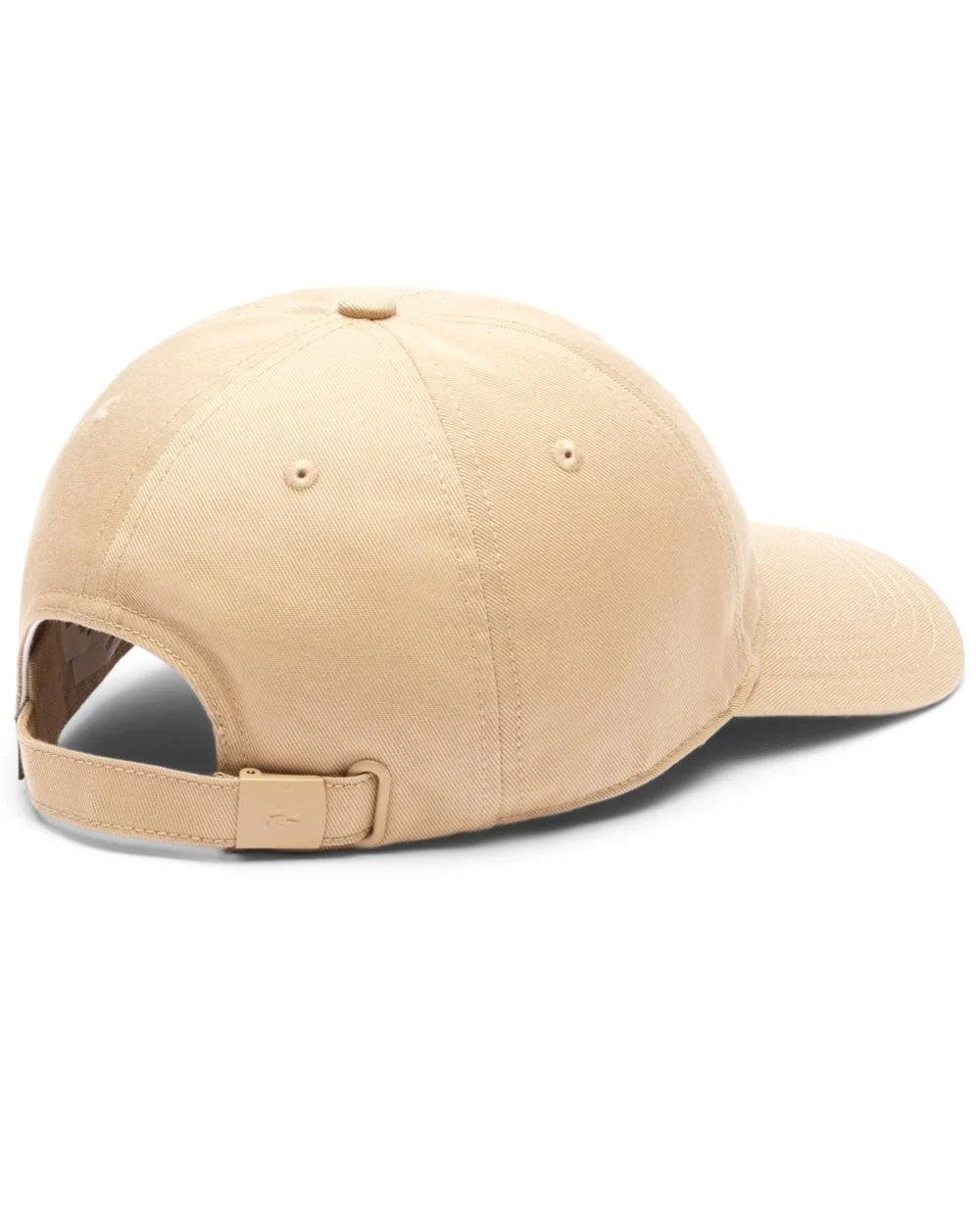 Lacoste Cotton Twill Cap Sand - Image 2