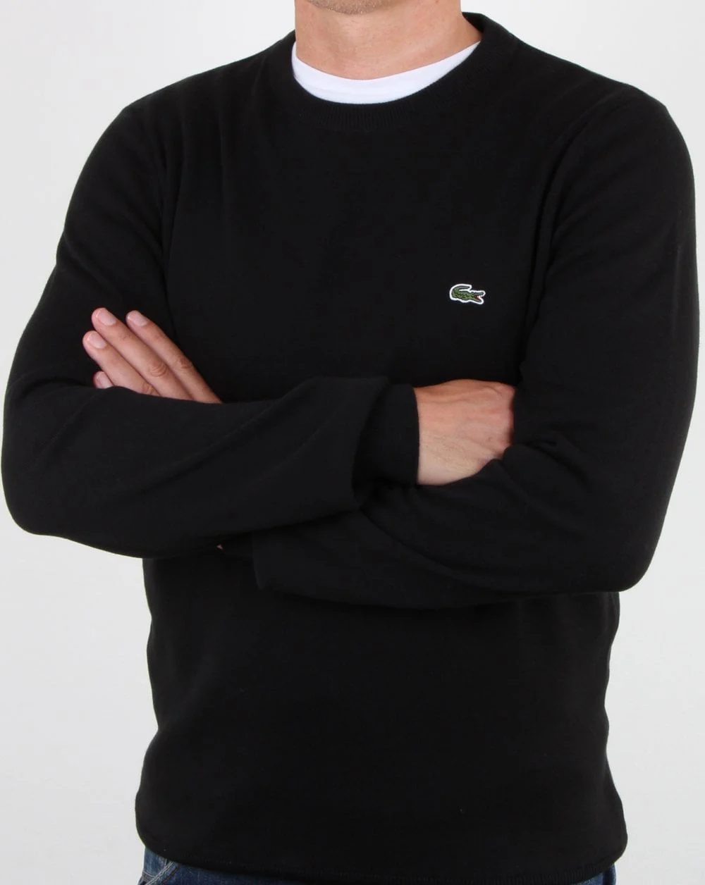 Lacoste Crew Neck Jumper Black
