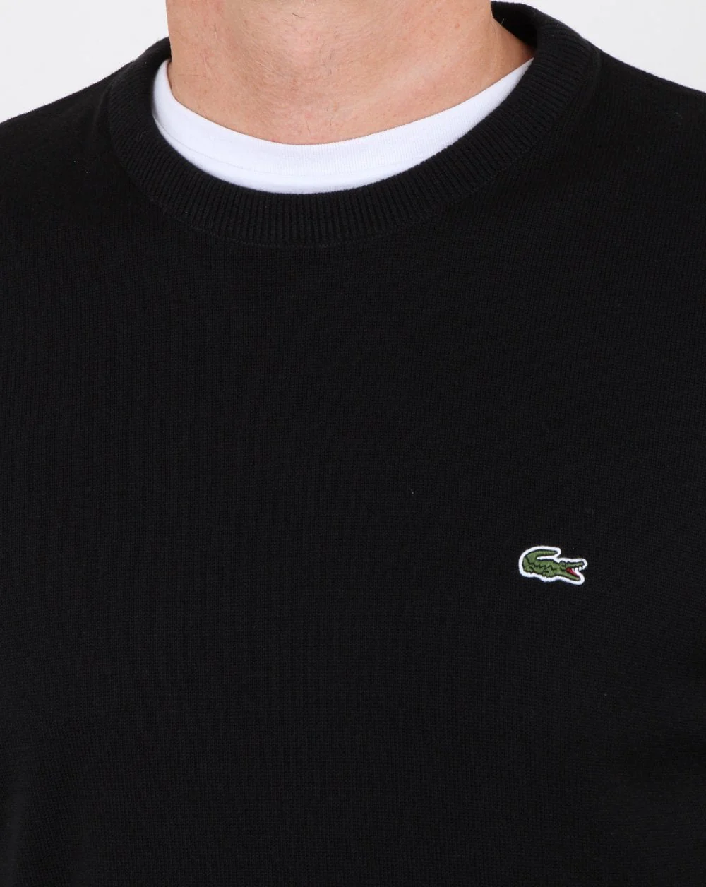 Lacoste Crew Neck Jumper Black - Image 3
