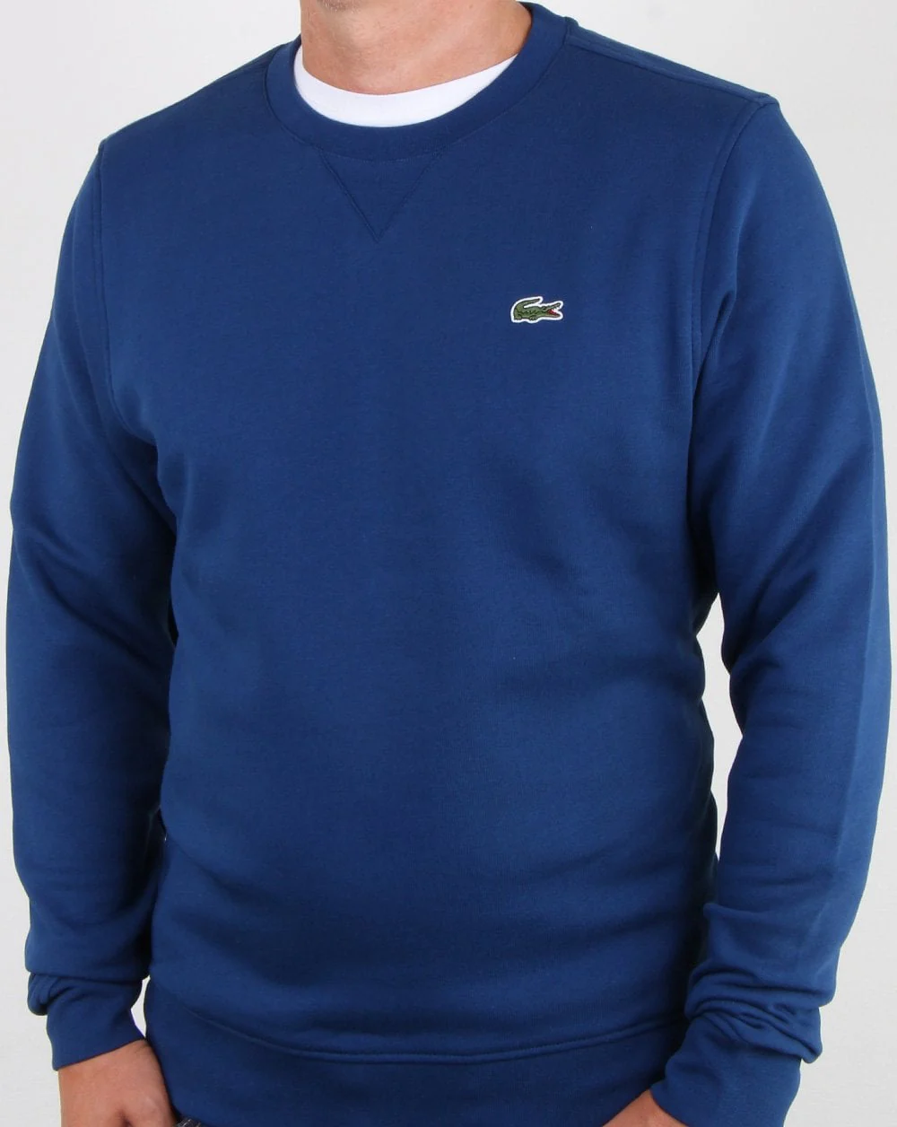 Lacoste Crew Neck Sweatshirt Inkwell Blue