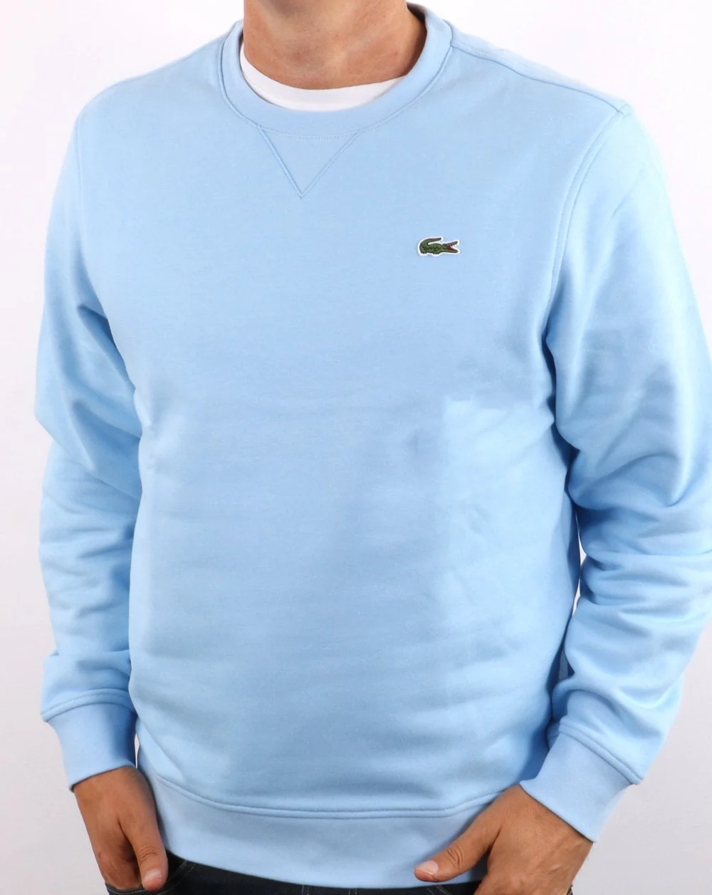 Lacoste Crew Neck Sweatshirt Sky Blue