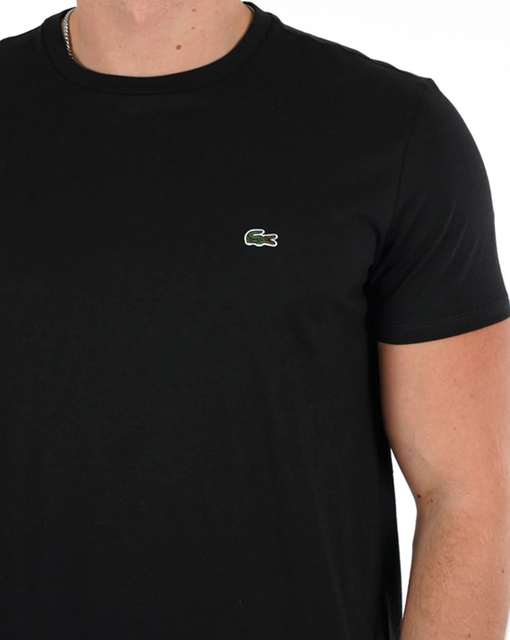 Lacoste Crew Neck T-shirt Black - Image 2