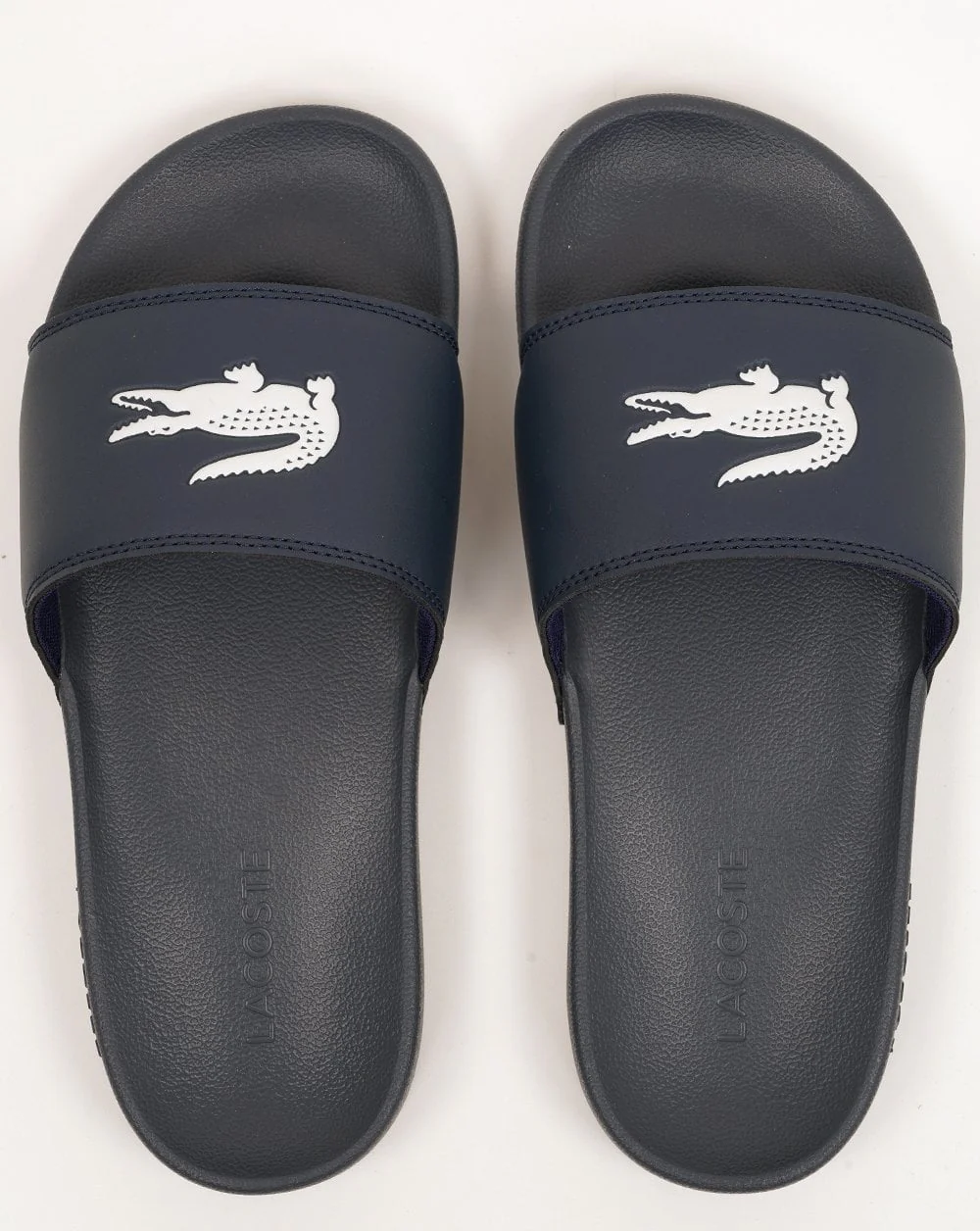 Lacoste Croc Serve Slides 0.0 Navy/White - Image 3