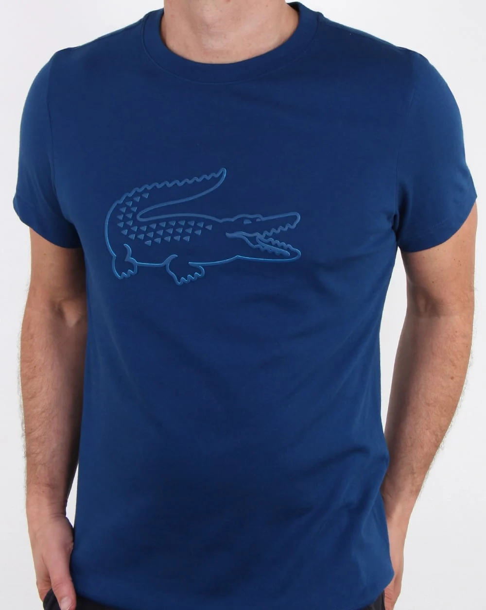 Lacoste Croc T Shirt Marino/siren - Image 3