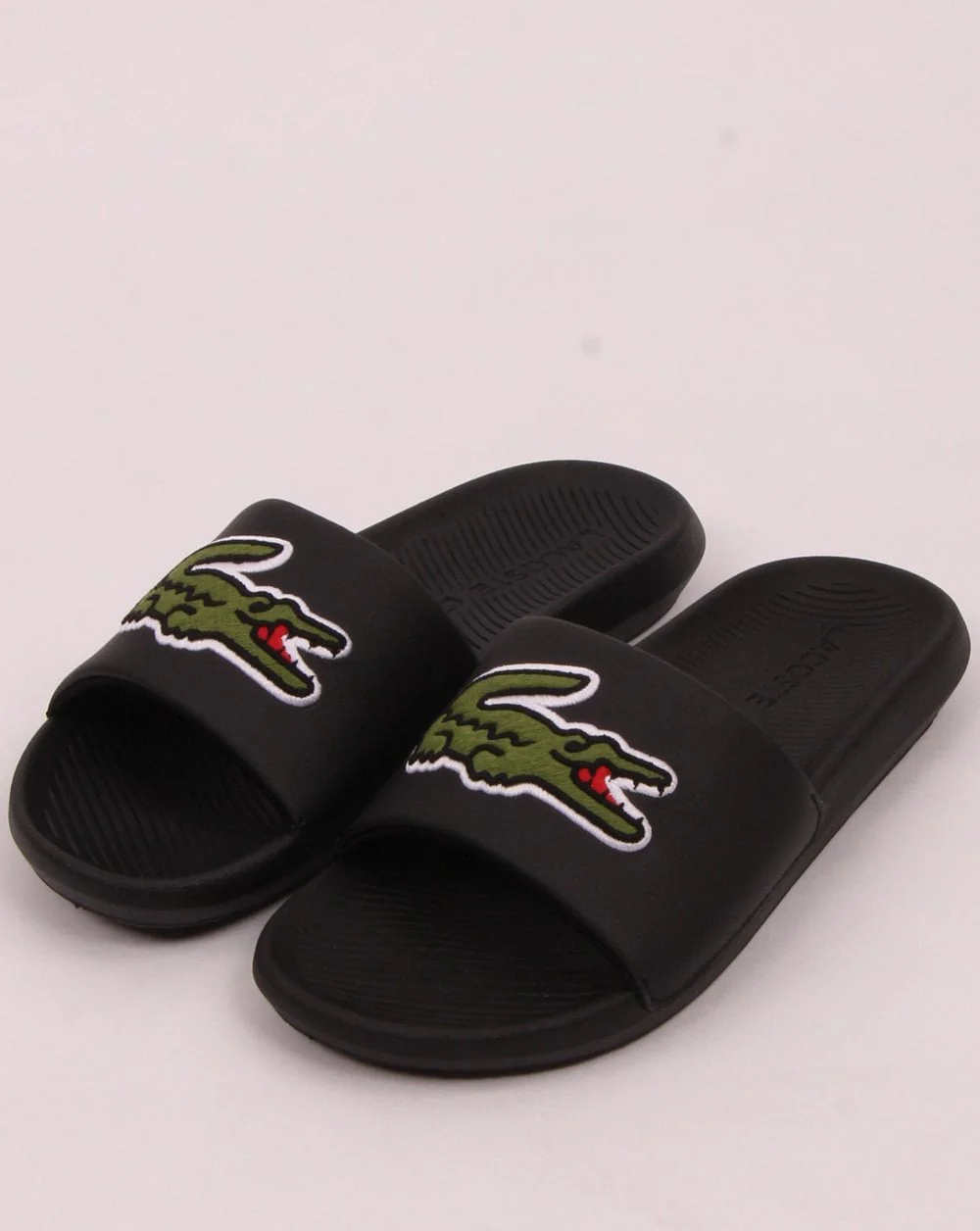 Lacoste Croco Slide Black/Green