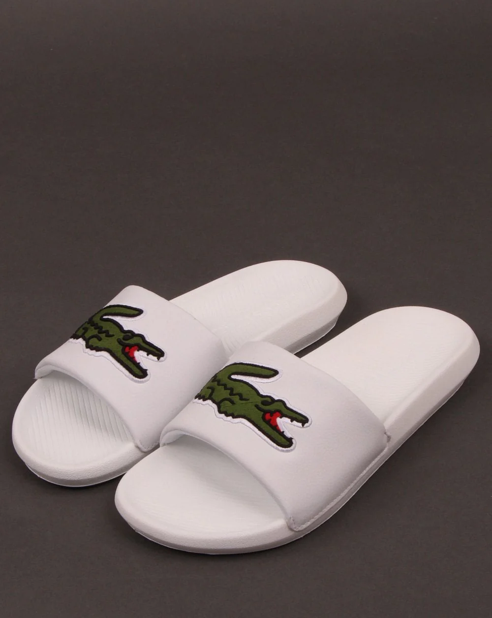 Lacoste Croco Slide White/Green