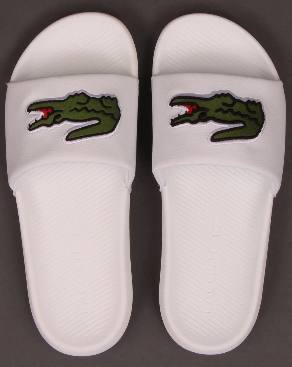 Lacoste Croco Slide White/Green - Image 2
