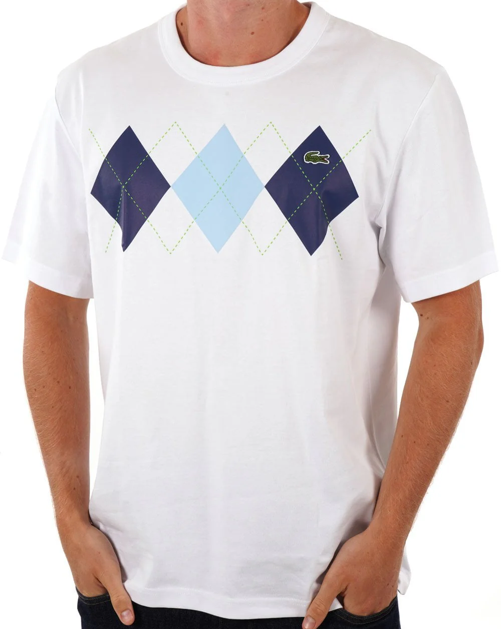 Lacoste Diamond T-shirt White